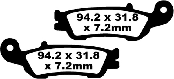 Plăcuțe de frână Tt Sport Carbon Fusion, 1, nordicamoto.ro