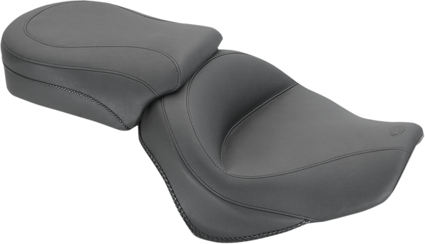 Vintage Wide Touring Seat Black, 1, nordicamoto.ro