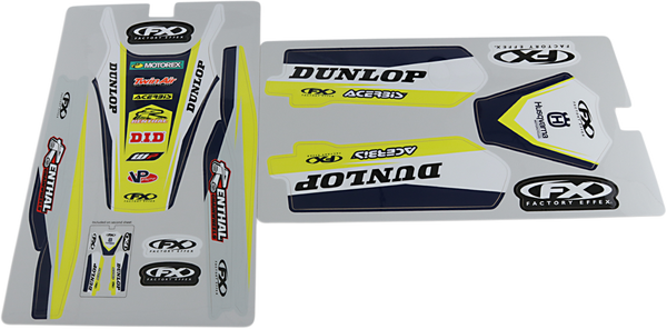 Trim Kit Graphics Blue, White, Yellow, 1, nordicamoto.ro