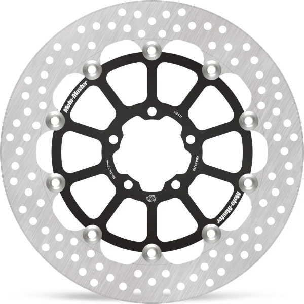 Halo Series Floating Racing Rotor Black, Silver -2
