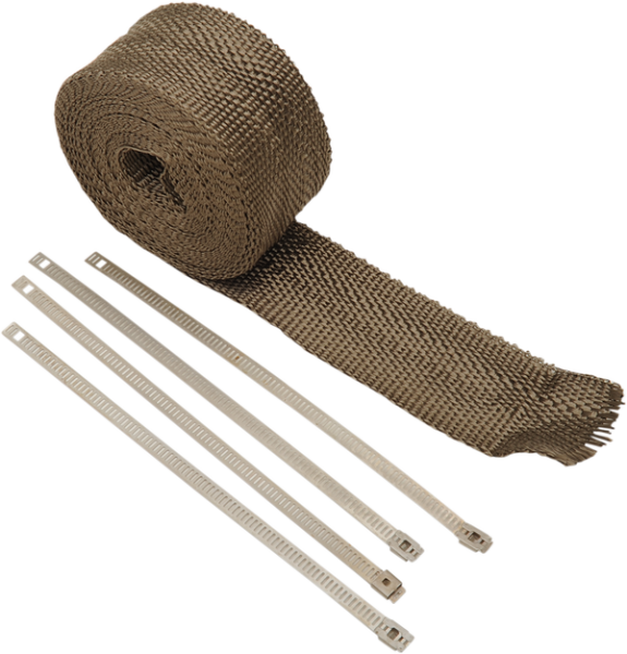 Lava Rock Exhaust Wrap Kit Silver, 1, nordicamoto.ro