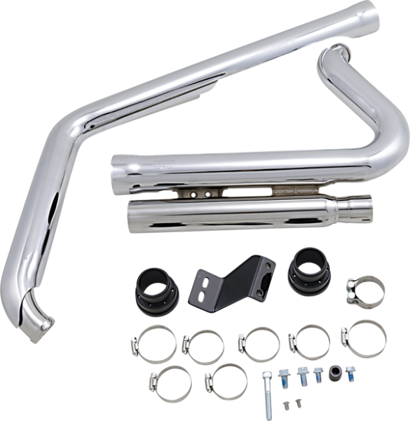 Speedster Short Rpt Exhaust System Chrome, 2, nordicamoto.ro
