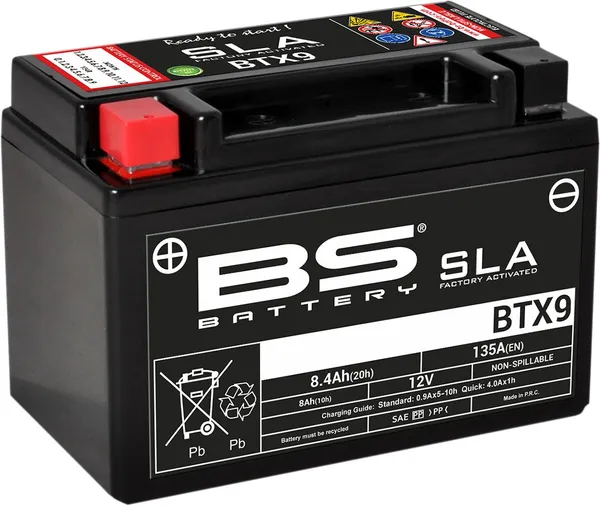 Sla Factory- Activated Agm Maintenance-free Battery Black-1