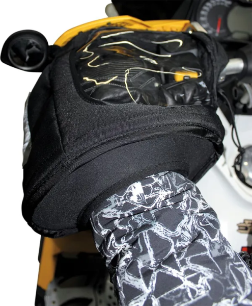 Snowmobile Muffs With Window Black-0
