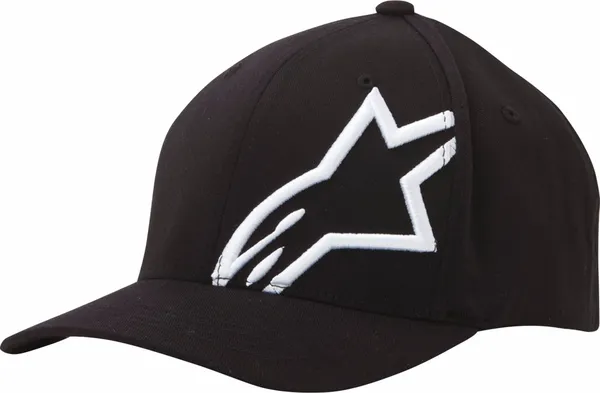 Sapca ALPINESTARS Corp Shift 2 Curved Brim Black/White-1