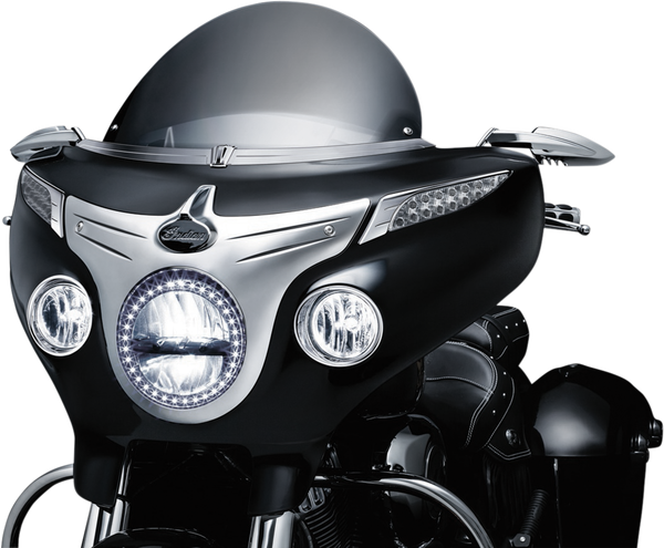 Chrome Driving Light Bezels Chrome, 5, nordicamoto.ro