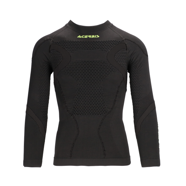 Tricou Corp Acerbis X-Body Winter 2.0 Tehnical Black/Yellow-3