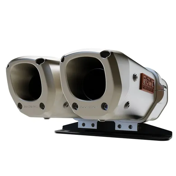 Apx Aluminium Slip-on Muffler Anodized Clear -1