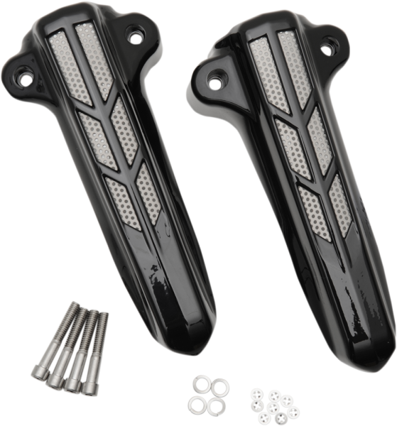 Forkini Lower Fork Leg Covers Black, 1, nordicamoto.ro