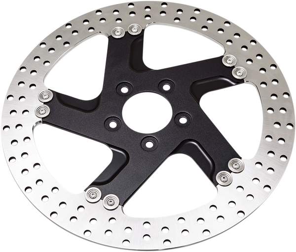 Two-piece Brake Rotor Black, 1, nordicamoto.ro