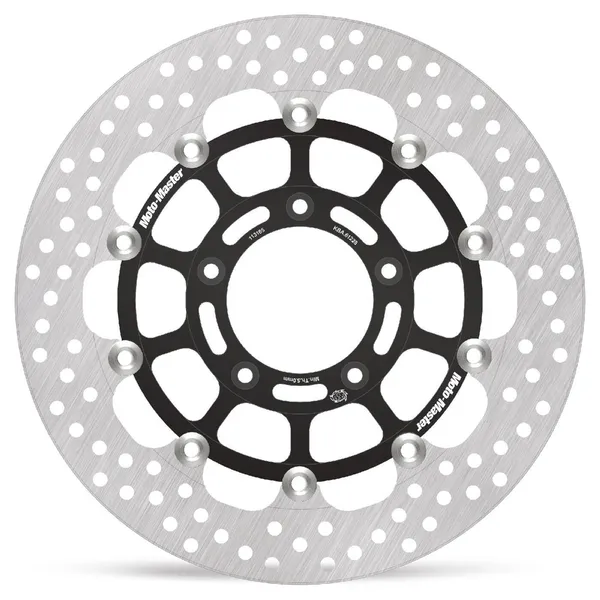 Halo Series Floating Racing Rotor Black, Stainless Steel
