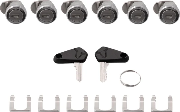 Set Trax Lock argintiu, 2, nordicamoto.ro