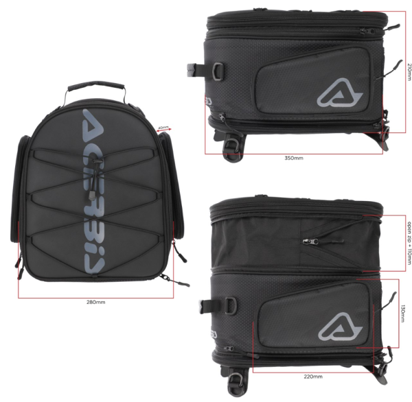 Geantă Spate Acerbis Grand Tour 25L Black-0