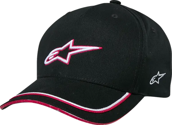 Ascension Curved Bill Snap Hat Black 