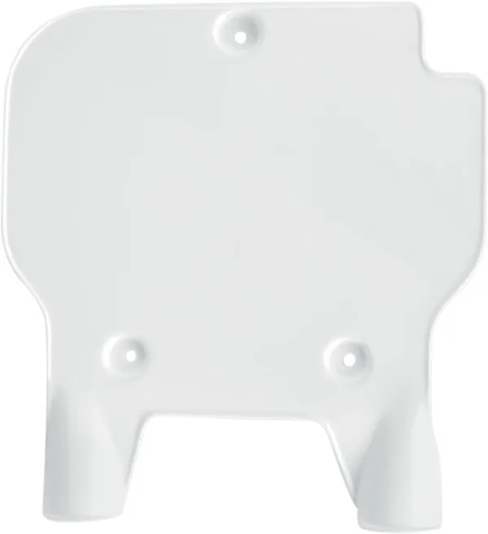 Frt #plate Kx80 91-97 Wht White