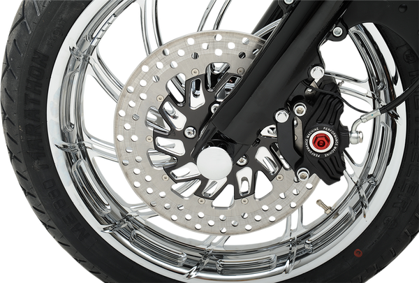 Two-piece Brake Rotor Black, Silver, Matte, 1, nordicamoto.ro
