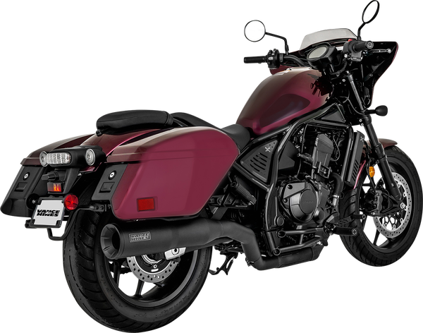 Hi-output Slip-on Muffler Black, Matte Black, Ceramic, 4, nordicamoto.ro