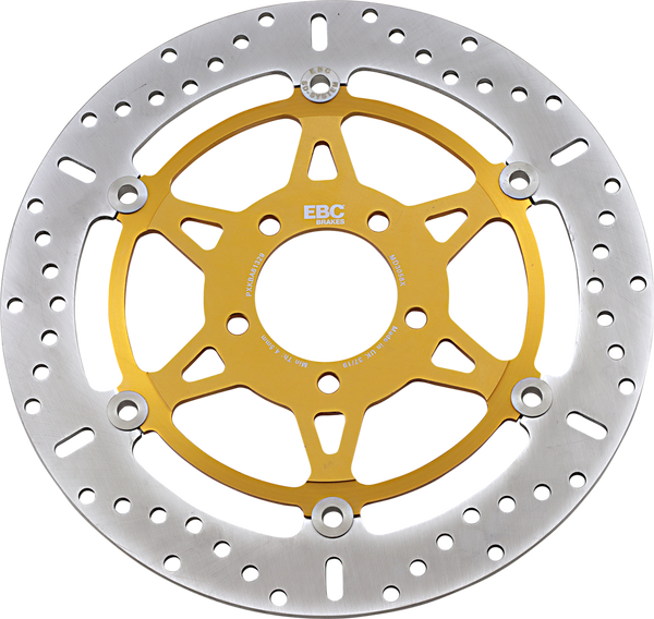 Md Series Pro-lite Contour X Brake Rotor Polished Steel, Yellow, 1, nordicamoto.ro
