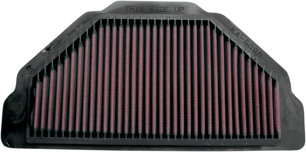 High-flow Air Filter Black, Red, 1, nordicamoto.ro