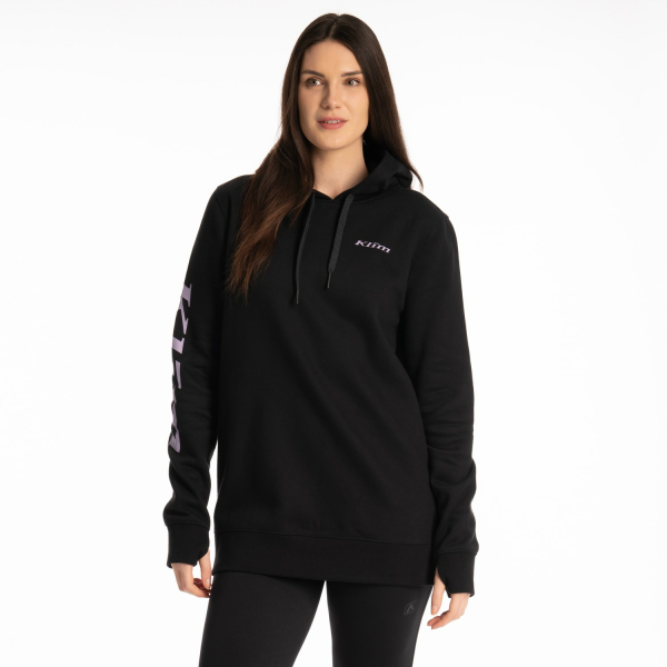 Hanorac Dana Klim Mariposa Long Pullover Cyaneus - White-11