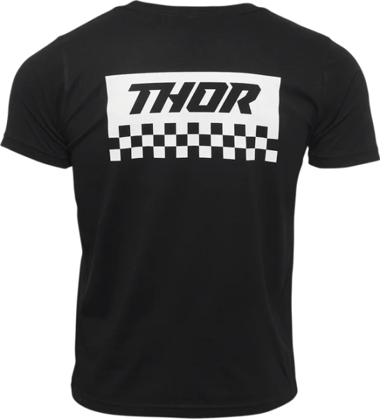 Youth Checkers T-shirt Black XS, 2, nordicamoto.ro