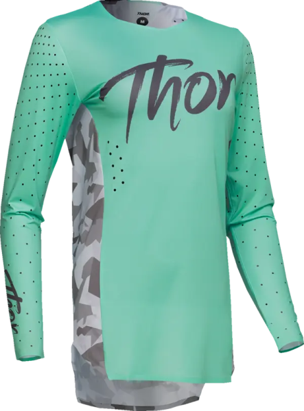 Tricou Enduro Dama Thor Sportmode Shadow Green, Gray-2