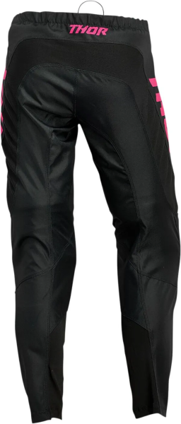 Pantaloni Dama Thor Sector Minimal Black/Fluo Pink-1