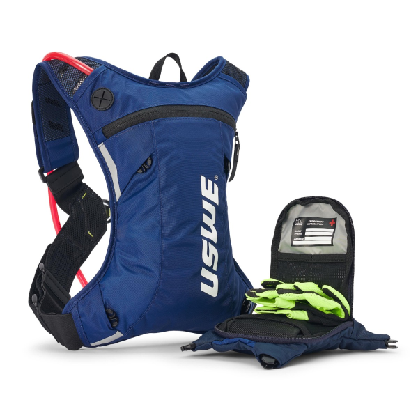 Rucsac Hidratare USWE Moto Hydro 3L Factory Blue-2