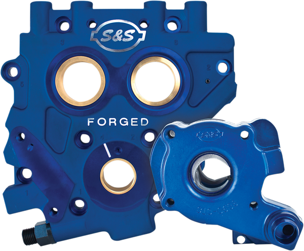 Tc3 Oil Pump And Cam Support Plate Kit Blue, 1, nordicamoto.ro