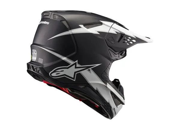 Casca Alpinestars Supertech M10 Ampress Black/White-0