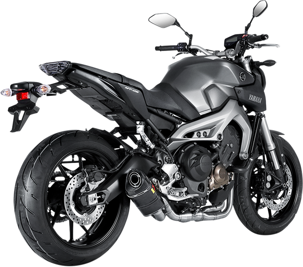 Sistem complet de evacuare Akrapovic Racing Yamaha MT-09 din oțel inoxidabil / carbon - S-Y9R2-AFC-2