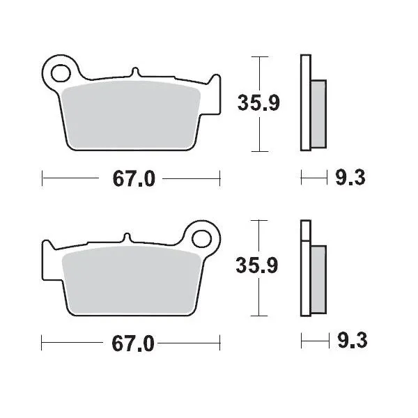 Nitro Sport Brake Pads -0