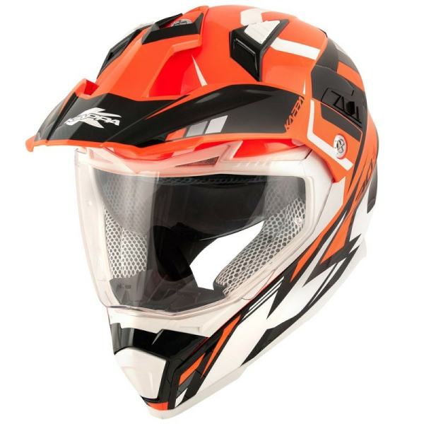 Casca Kappa KV30 EVO Grayer Dual Glossy orange / Black-0