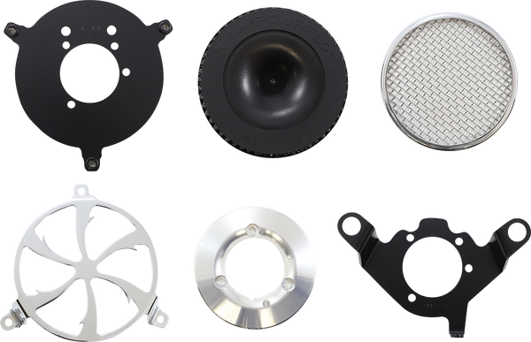 Air Cleaner Kit Silver, 2, nordicamoto.ro