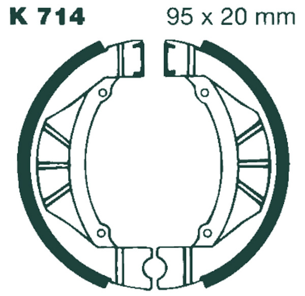 Standard Brake Shoes, 1, nordicamoto.ro
