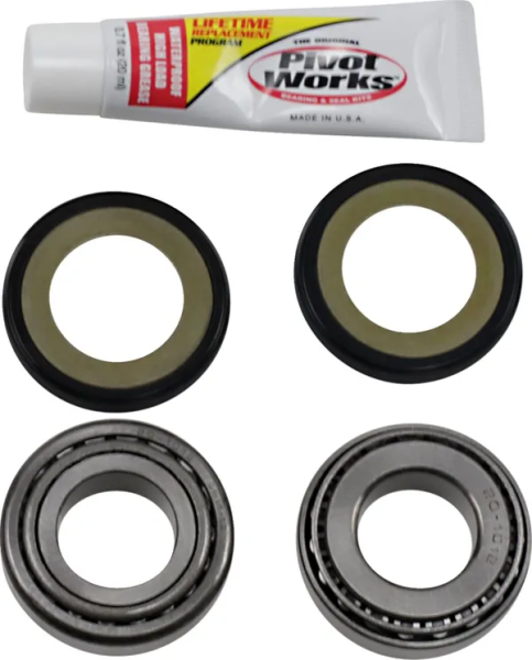 Steering Stem Bearing Kit Black, Chrome-2