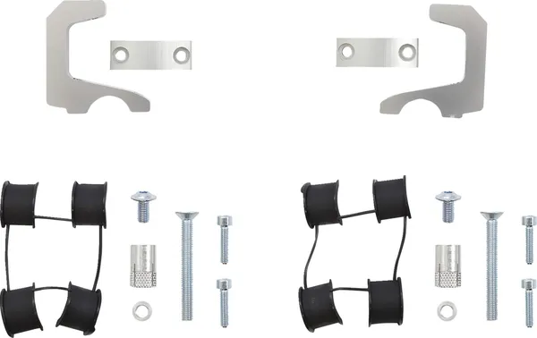 S-dual Handguard Mounting Kit Silver-0