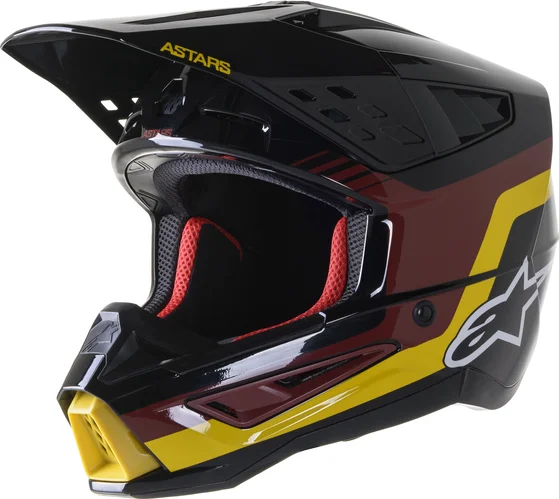 Supertech M5 Venture Helmet Black, Yellow  M, 1, nordicamoto.ro