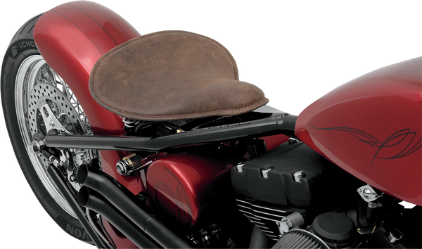 Large Low-profile Spring Solo Seat Brown, 2, nordicamoto.ro