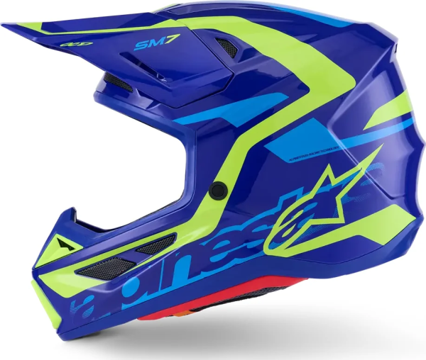 Cască Alpinestars SM7 Deed Blue-4