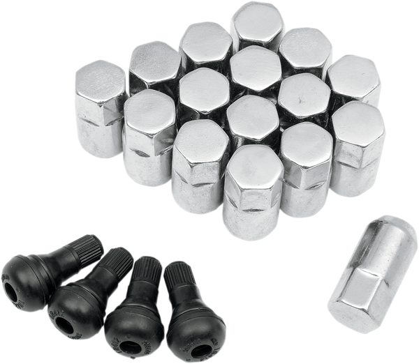 Atv-utv Wheel Lugnut Silver 