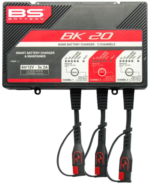 Smart Bank Battery Charger And Maintainer With Reconditioning Function Black, Red-6