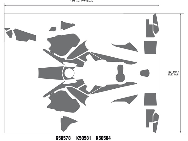 Decal Kit Gray, 3, nordicamoto.ro