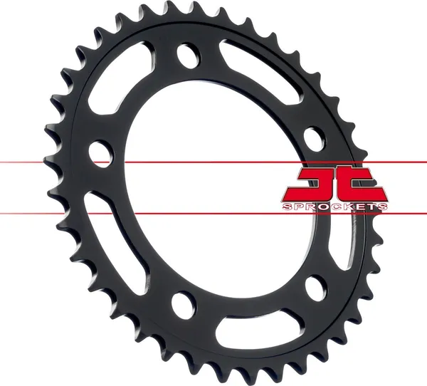 JT SPROCKETS Steel Rear Sprocket Black -1