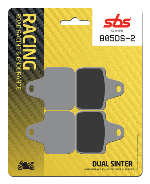 Ds Racing Dual Sintered Brake Pads, 1, nordicamoto.ro