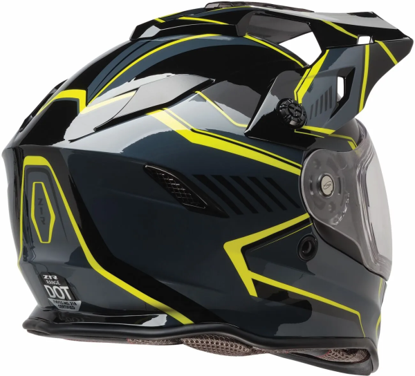 Casca Moto/Atv Z1R Range 2.0 Voyager Gri Inchis/Verde Hi-Viz-1