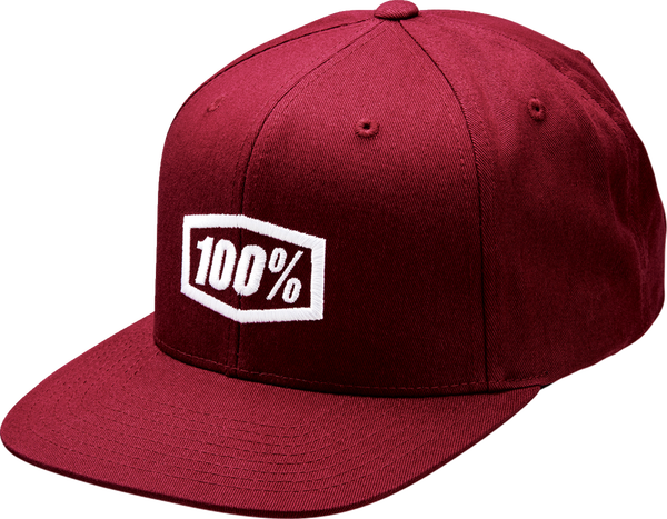 Sapca 100% Icon Snapback Red-82bc6cd0e0ef1f77e8a30aed94813a18.webp