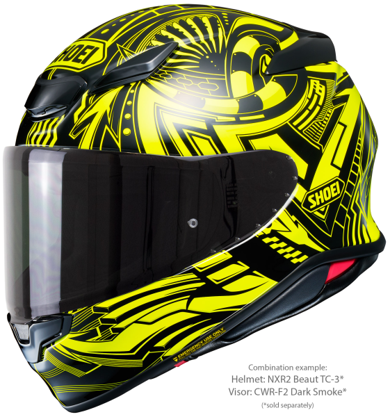 Casca integrala SHOEI NXR2 BEAUT TC-3 Negru/Galben/Alb XXL-4