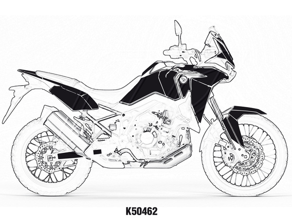 Decal Kit Black, Red, 4, nordicamoto.ro