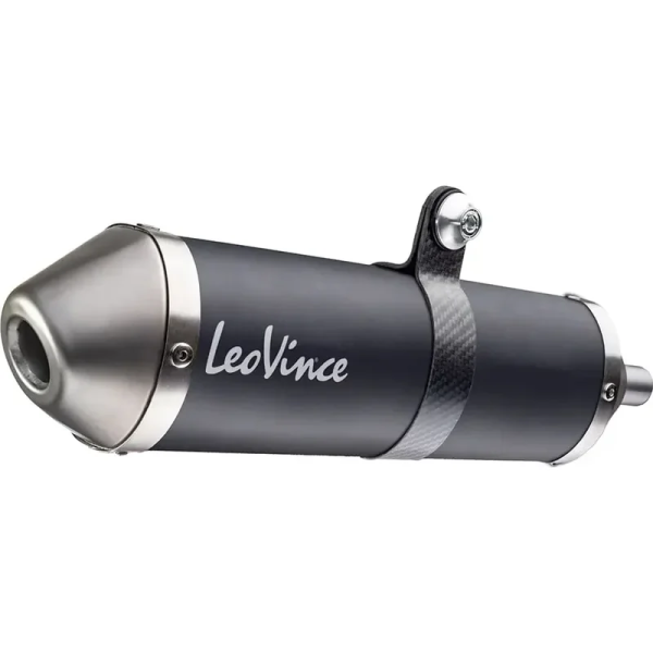 Tobă de eșapament LeoVince X-FIGHT Black Edition Slip-On pentru Fantic XE 50 / XM 50, 1, nordicamoto.ro
